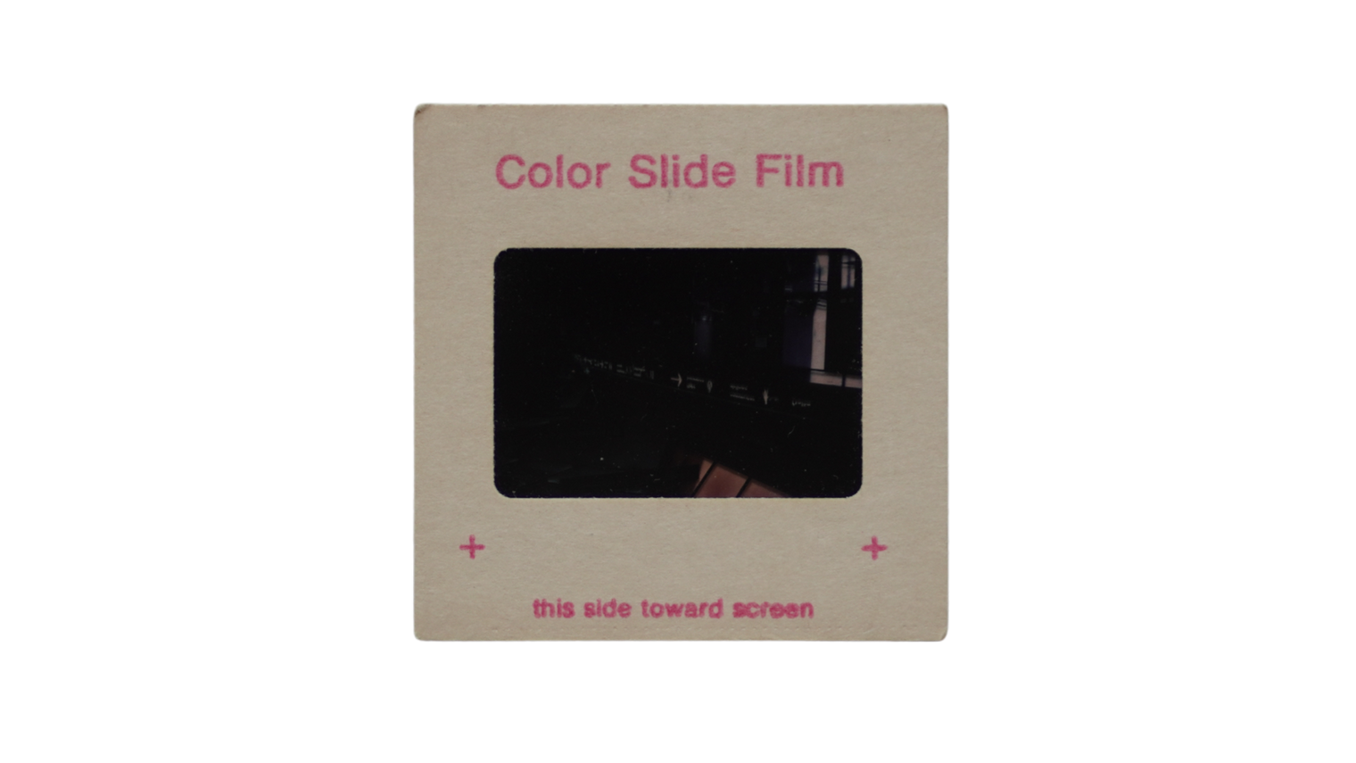 35mm Color Slide Film (this side toward screen)