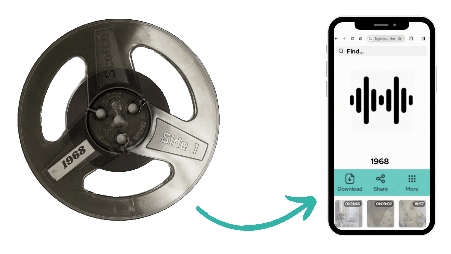 Audio Reel to Digital Service
