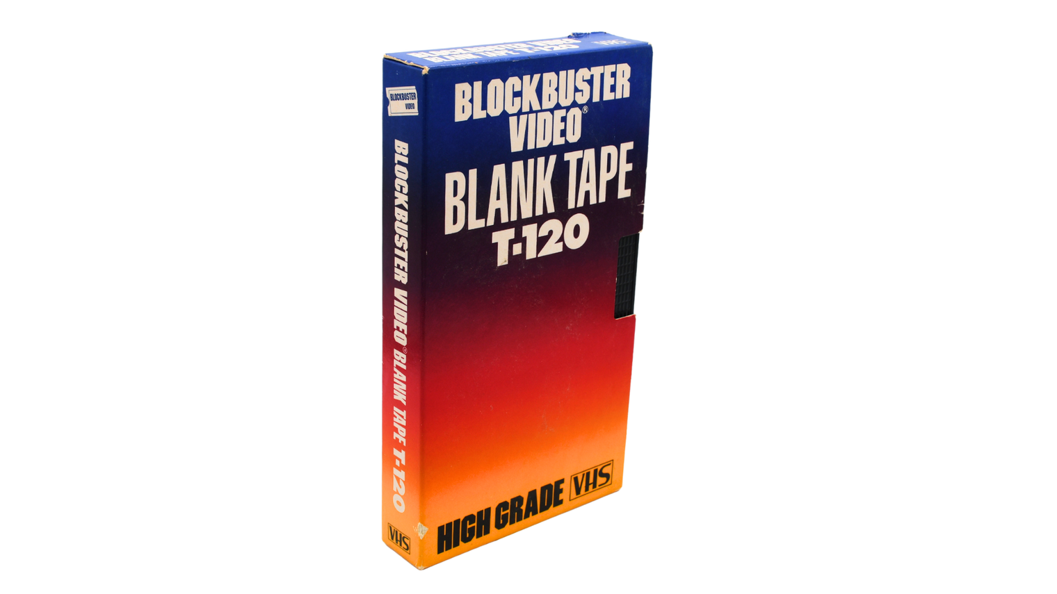Blockbuster Video T-120 High Grade VHS Blank Tape