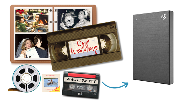 External Hard Drive Backup for Digitization