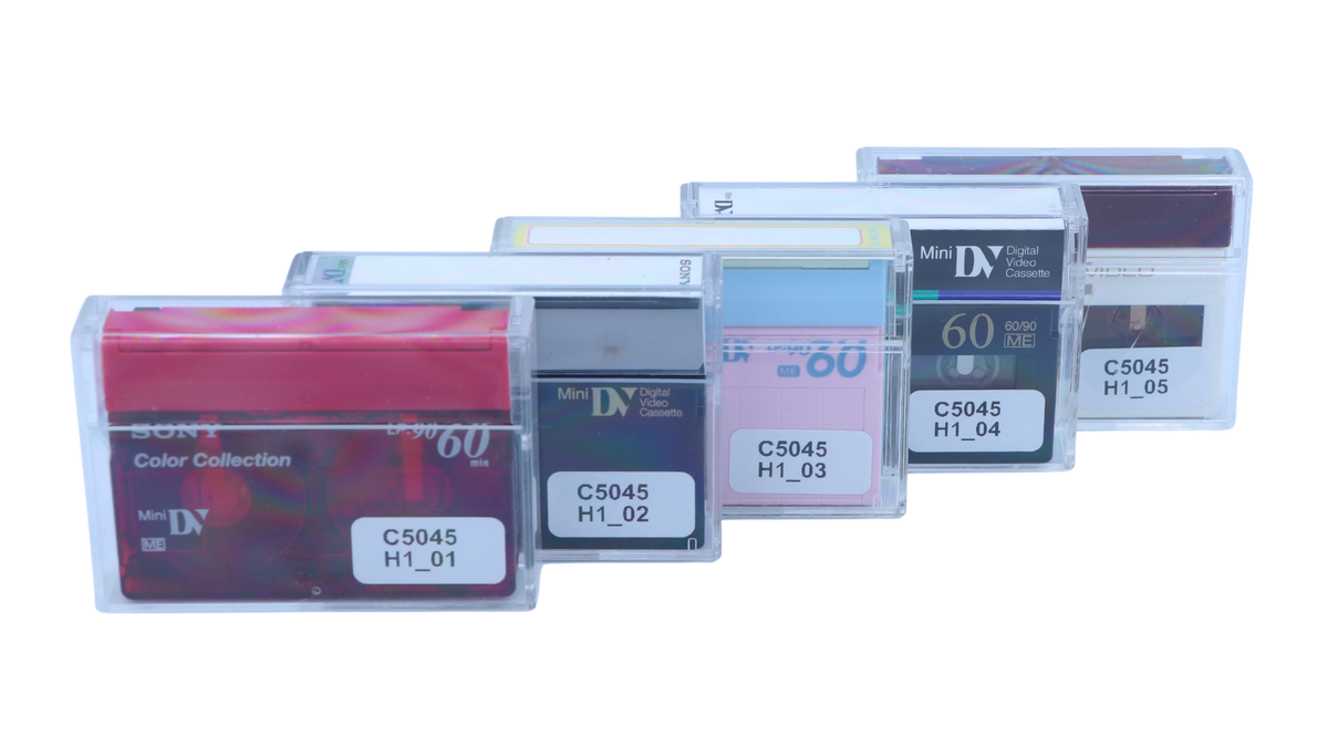 Heirloom Organization for MiniDV Tape to Digital