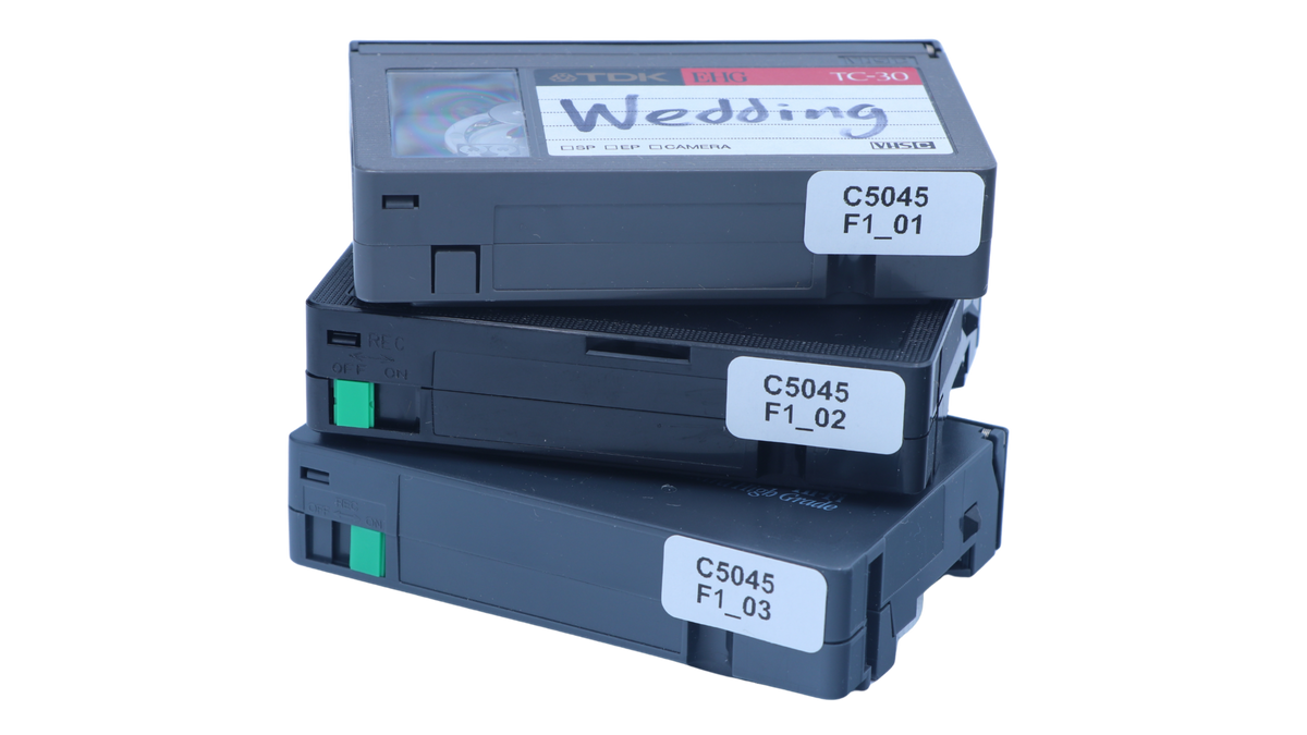 Heirloom Organization for VHS-C to Digital