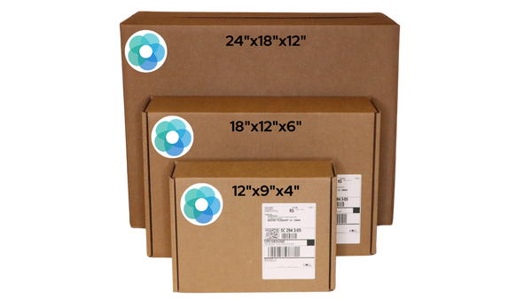 Heirloom Shipping Boxes are Small, Medium, and Large