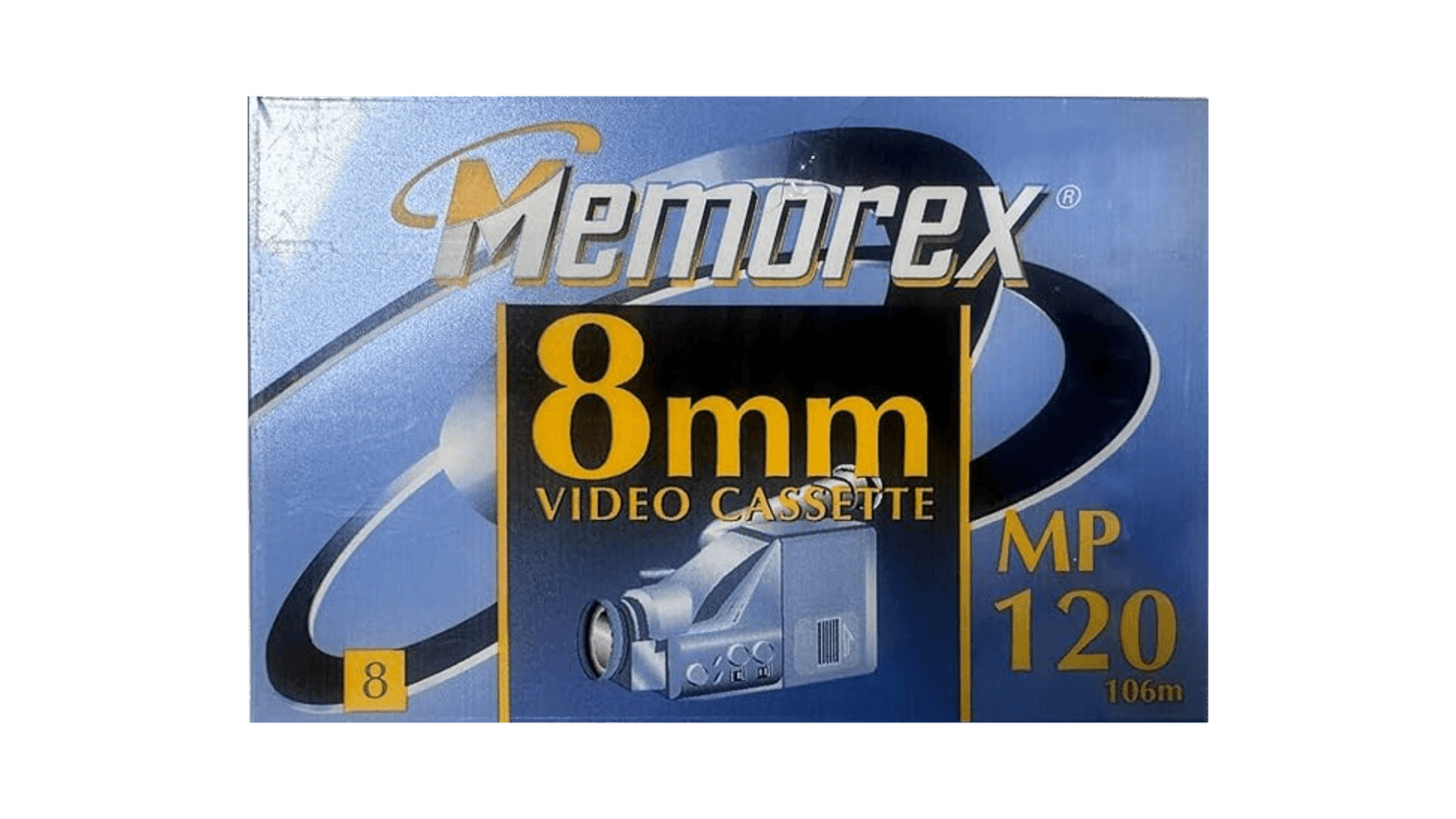 Memorex MP120 8mm Video Cassette Tape Cover