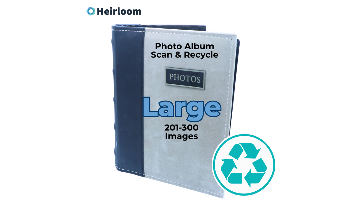 Heirloom Photo Album Scan and Recycle Large