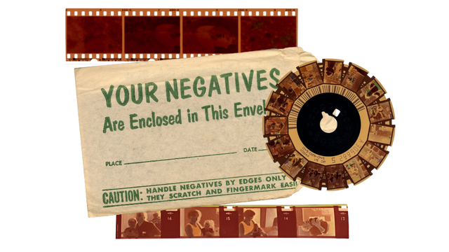 Pictures Stuck on Photo Negatives