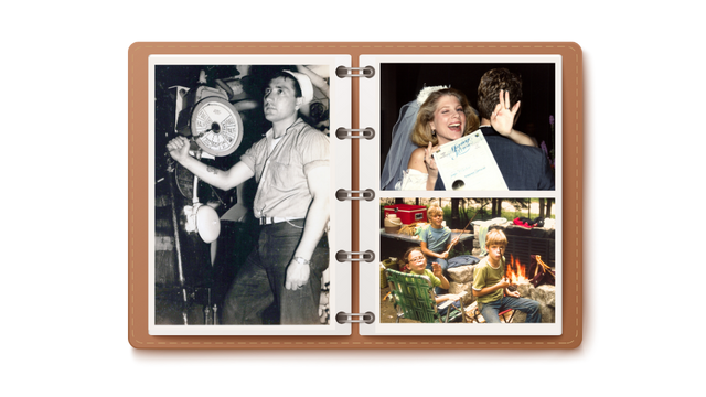 Pictures Stuck in a Photo Album