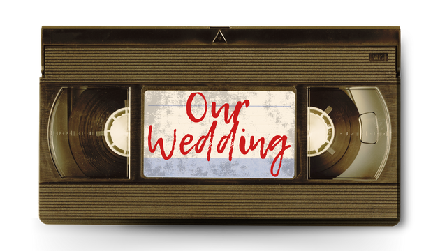 Wedding video stuck on a VHS tape