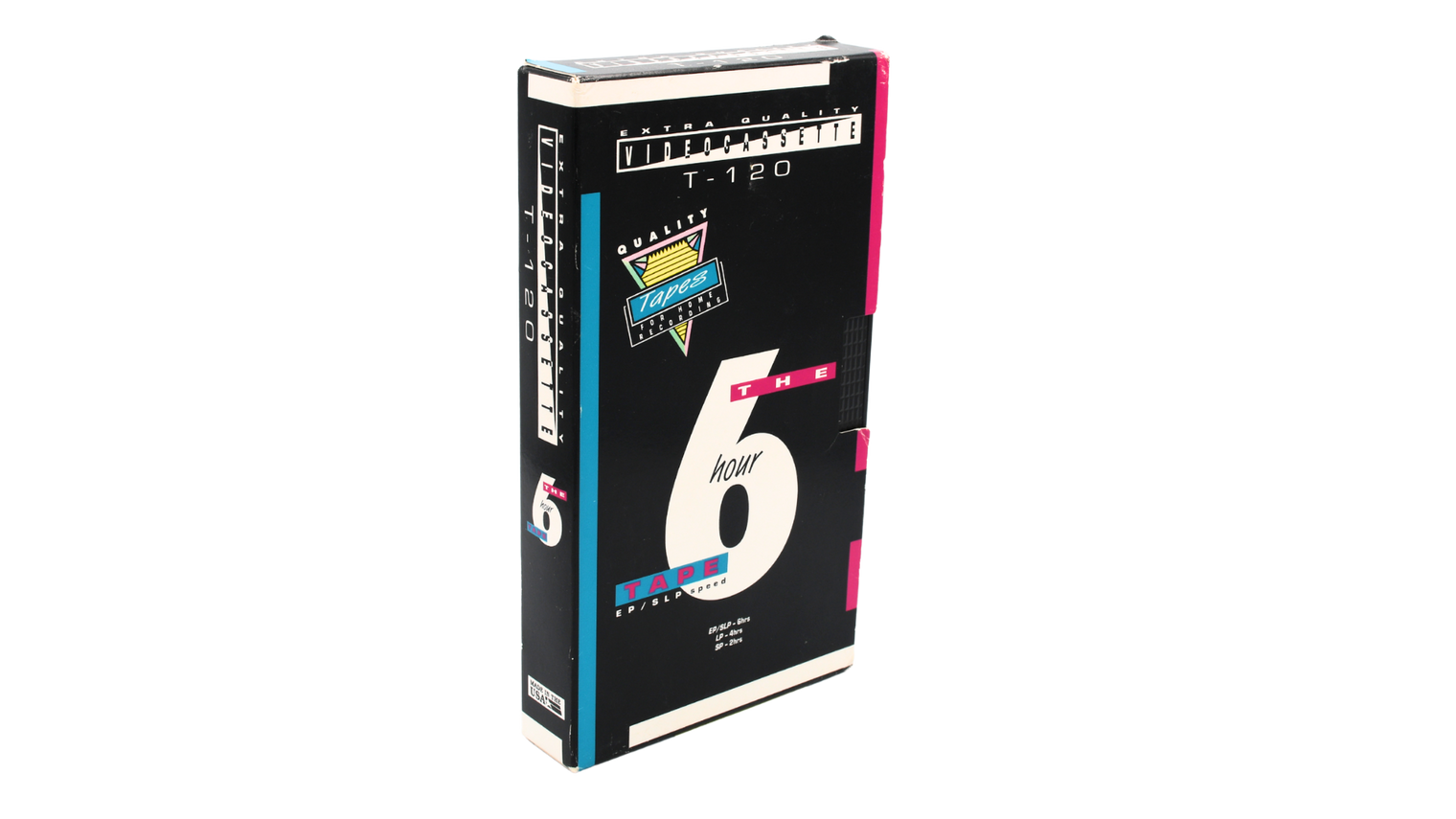 Quality T-120 6 Hour VHS Videocassette Tape
