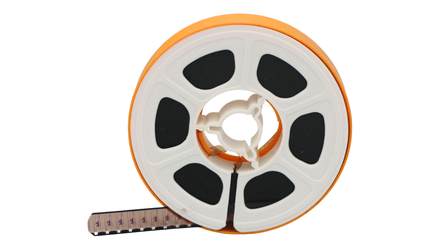 Small Yellow Super 8 Film Reel