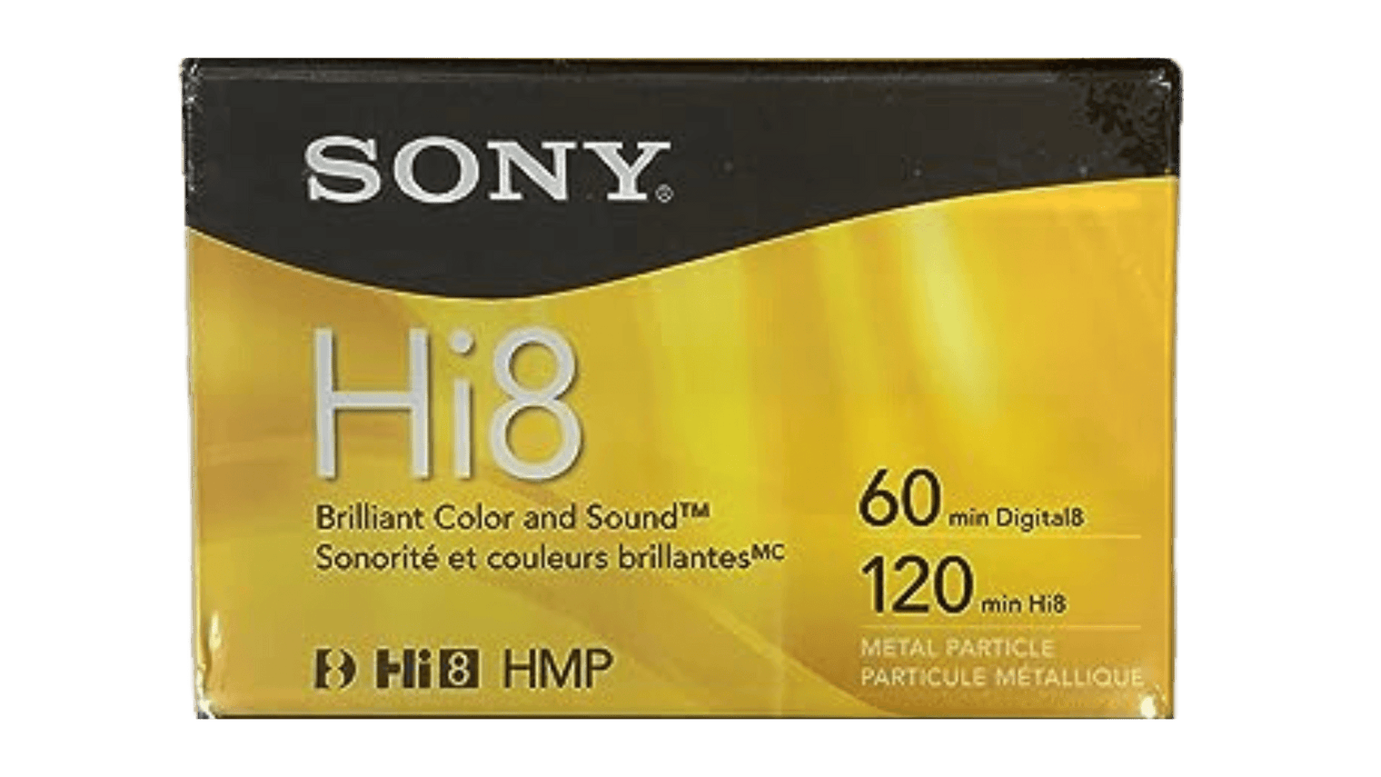 Sony HMP 120min Hi8 60min Digital8 Tape Cover