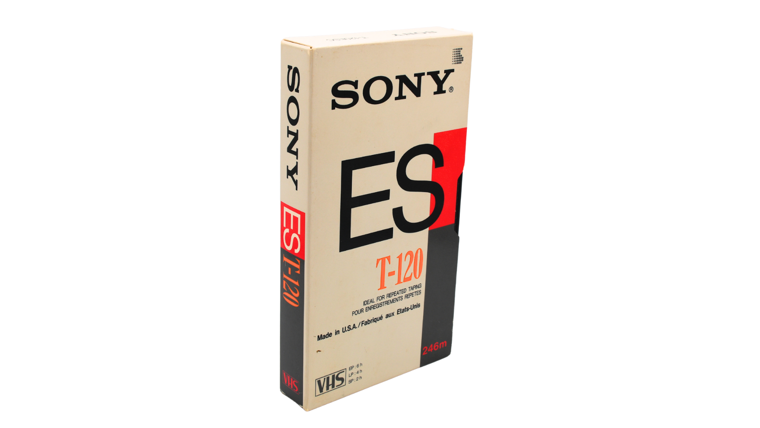 Sony T-120 ES VHS Tape