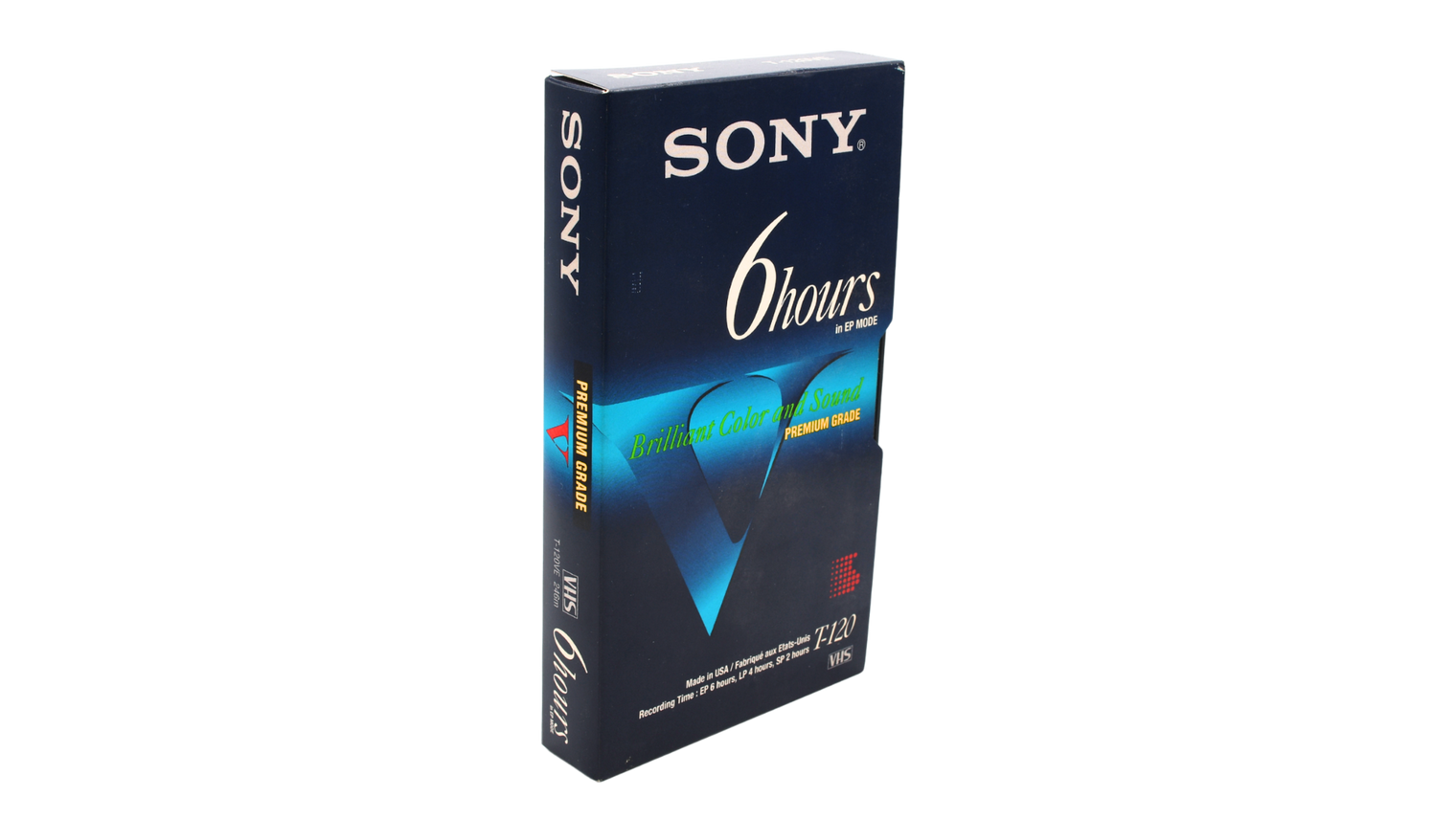 Sony T-120 Premium 6 Hour VHS Tape