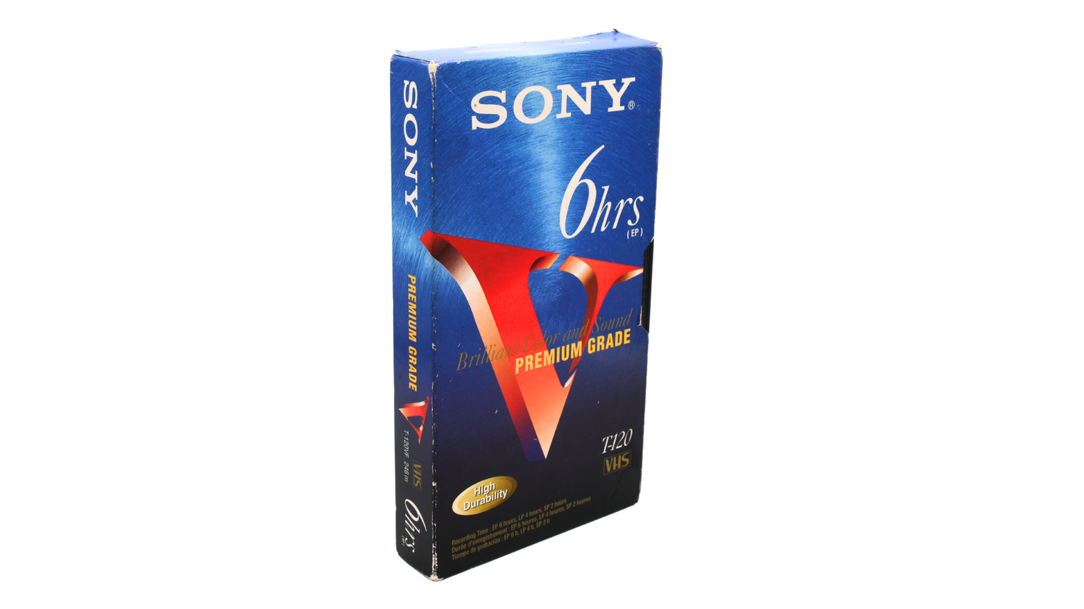 Sony T-120 Premium Grade 6 Hour VHS Tape