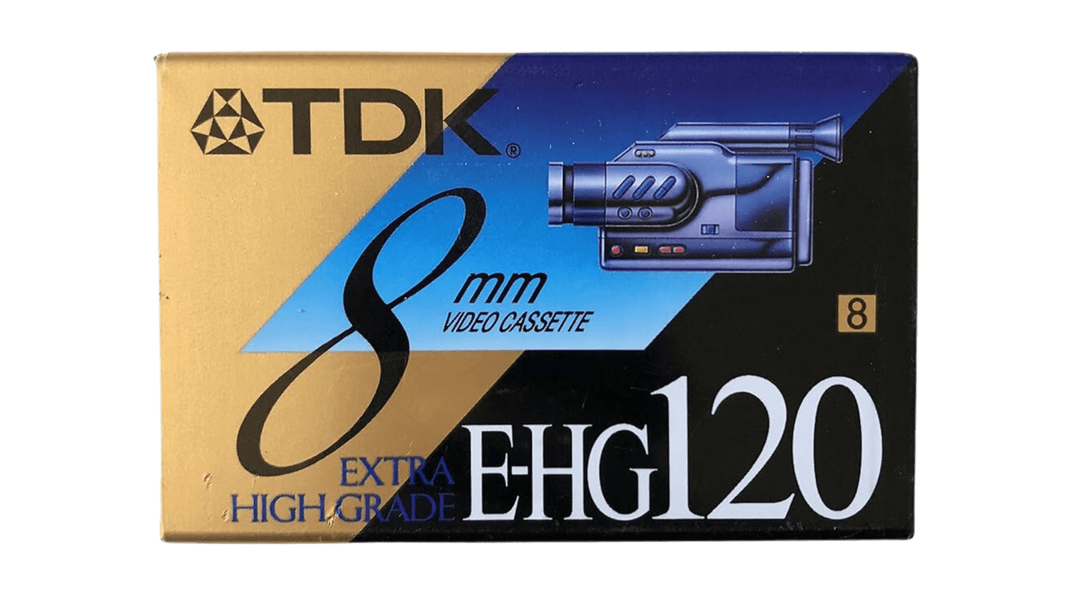 TDK E-HG120 8mm Videocassette Tape Cover