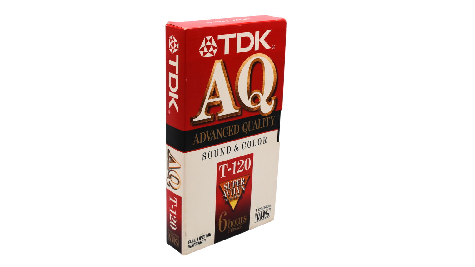 TDK T-120 Sound & Color Super Avilyn VHS Tape