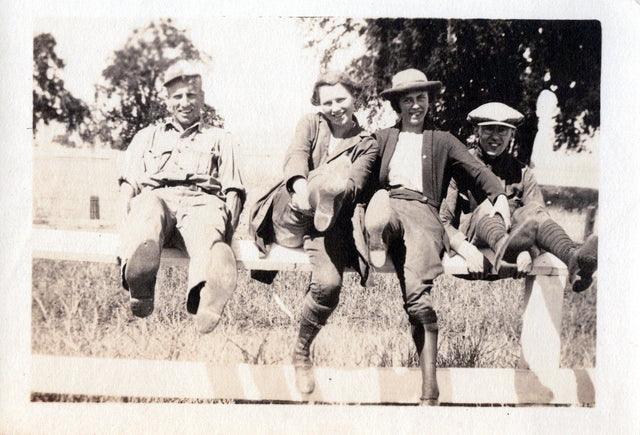 Vintage black and white photograph representing memories of life
