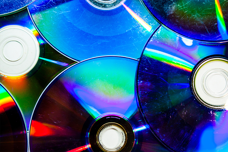 Old compact discs needing digital conversion