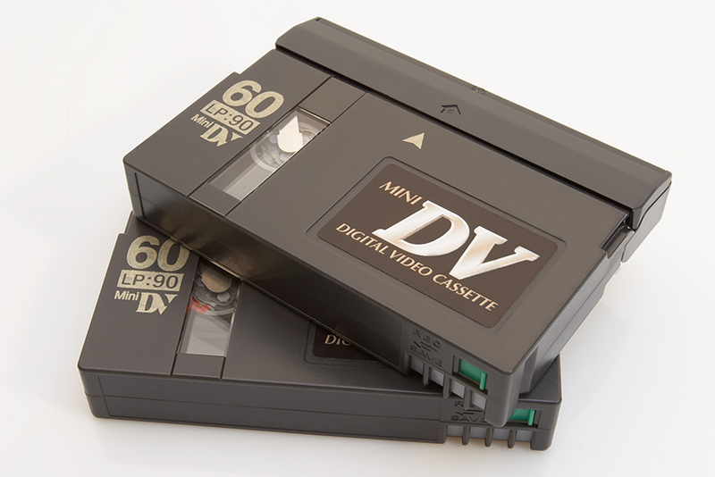 What is a digital video (DV) cassette tape?