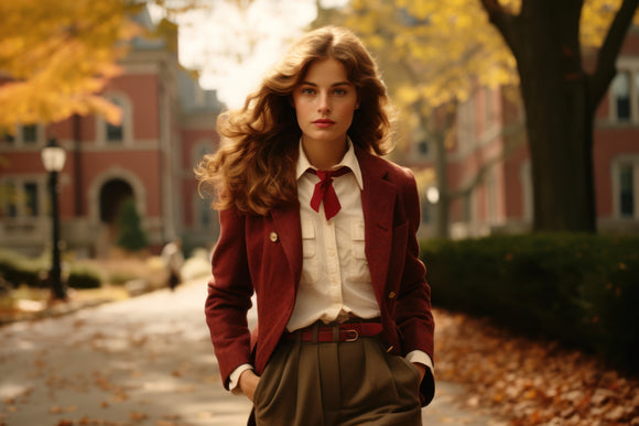 Preppy Panache: The Quintessential 1980s Fashion Style