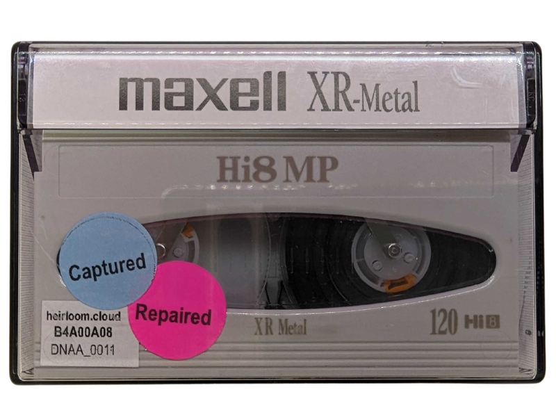Baking the Maxell XR-Metal Hi8 Videotape to Fix Sticky Shed
