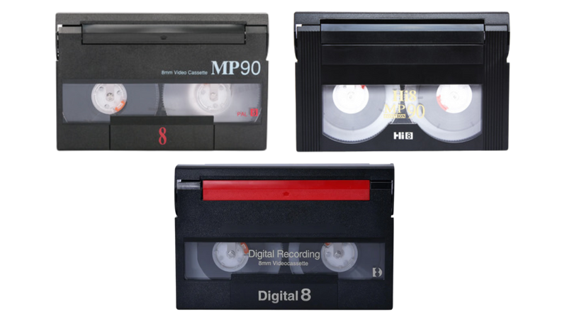 A Comprehensive Guide to Video8, Hi8, and Digital8 Cassette Tapes