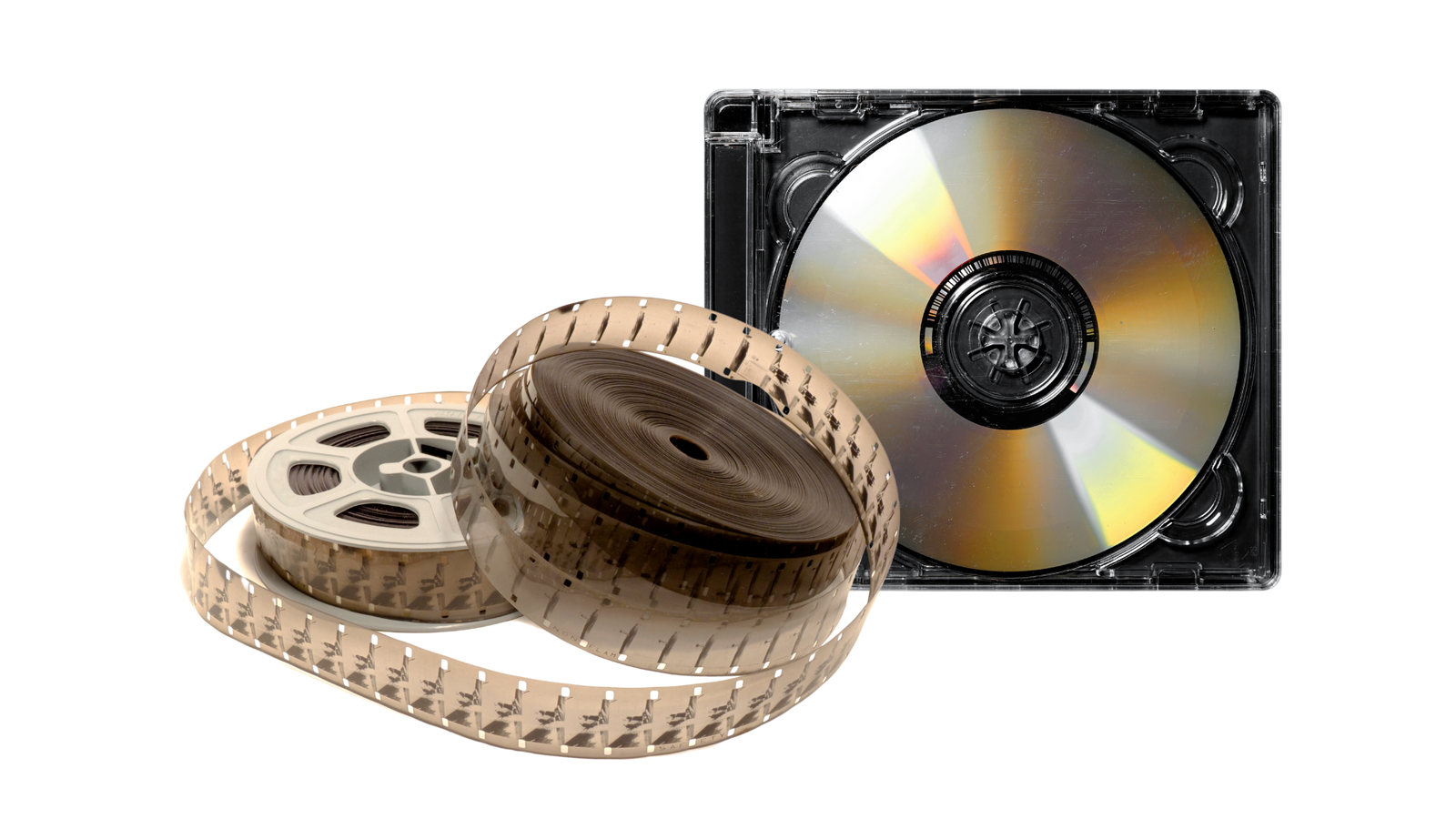 16mm film and damaged DVD needing digital preservation