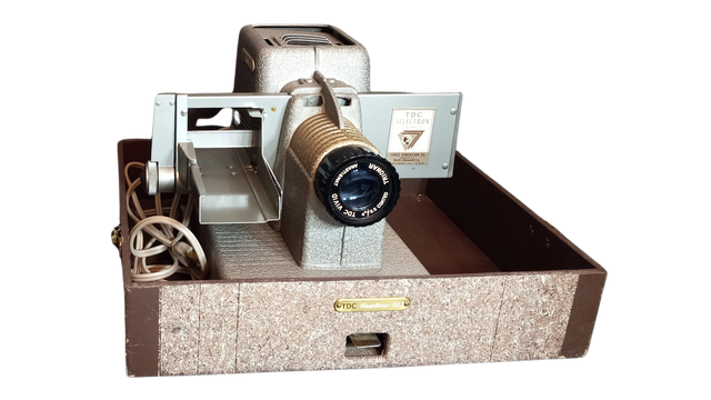 Bell and Howell slide projector