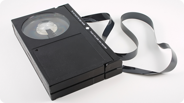 Betamax tape in need of repair