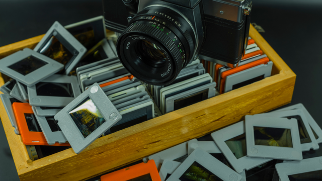 Convert photo slides to digital to preserve fragile 35mm slides