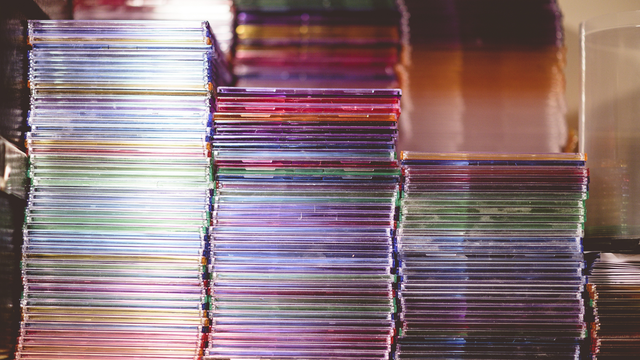 Storage Box for DVDs in Plastic Cases