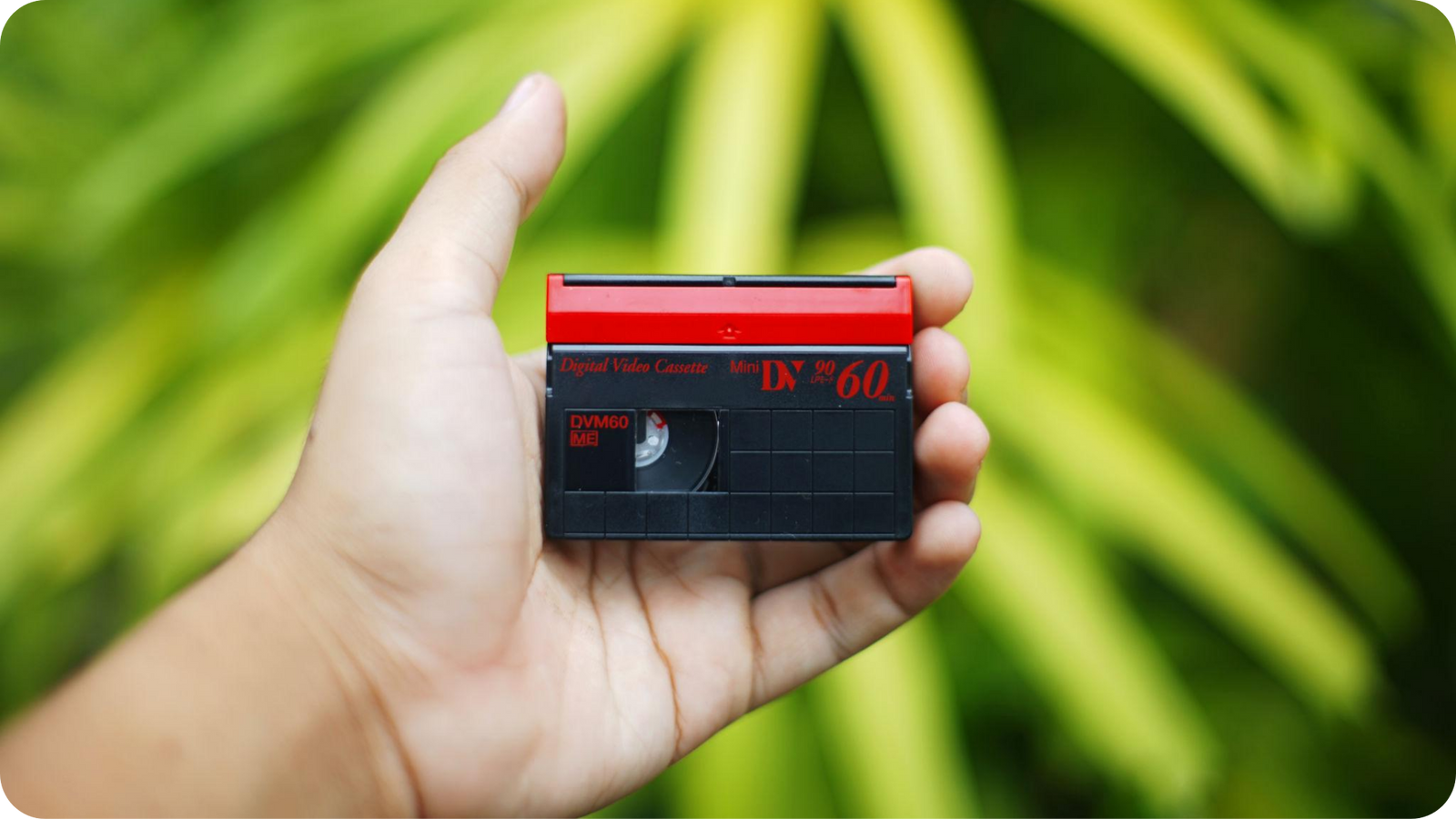 Mini DV tape to be digitized to computer storage
