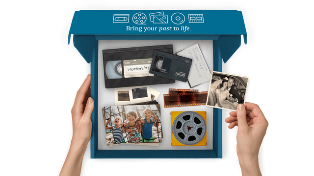 Converting photos, VHS tapes, and film reels into digital files