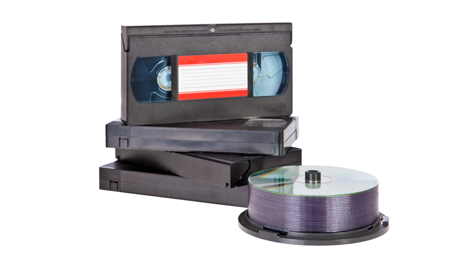VHS tapes to be transferred to DVDs