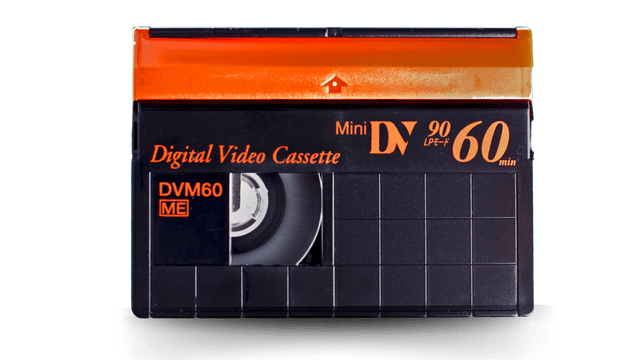 MiniDV tape needing digital conversion