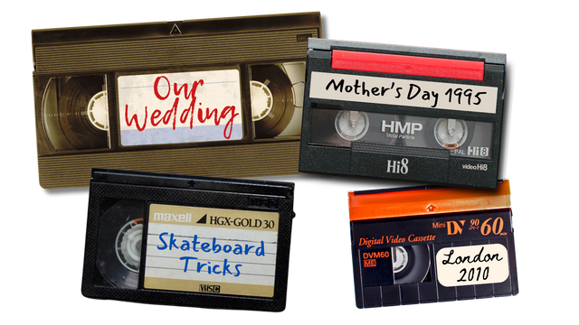 Mix of Camcorder Tapes
