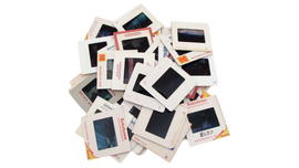 Old photo slides needing digital conversion.