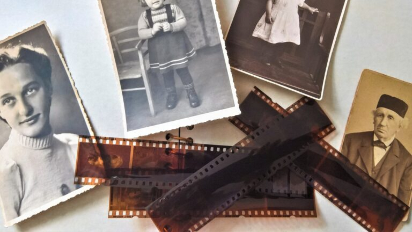 Photo and negative scanner preparing to convert negatives to digital