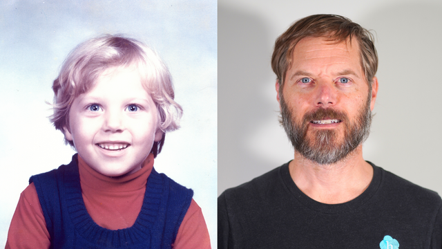 Throwback Photo of 50-Year Old Man