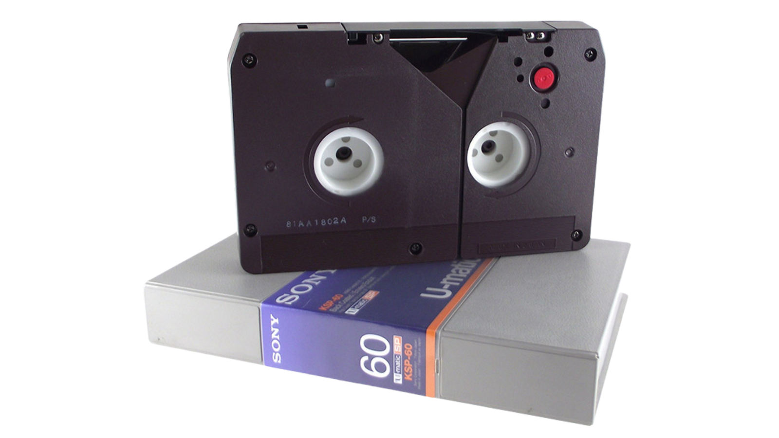 U-matic tape and player ready for digital conversion