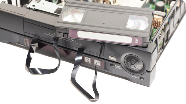 VCR Eats Tape and Leaves It Out