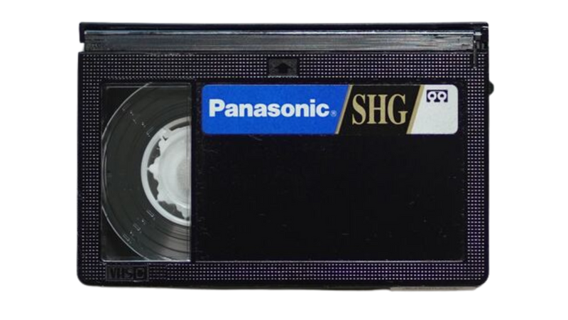 Panasonic SHG VHS-C Tape