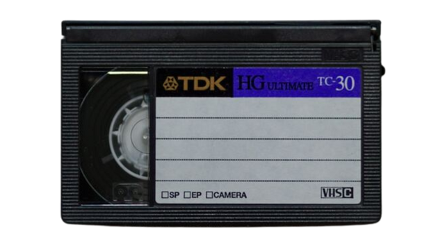 VHS-C TDK HG Ultimate TC-30