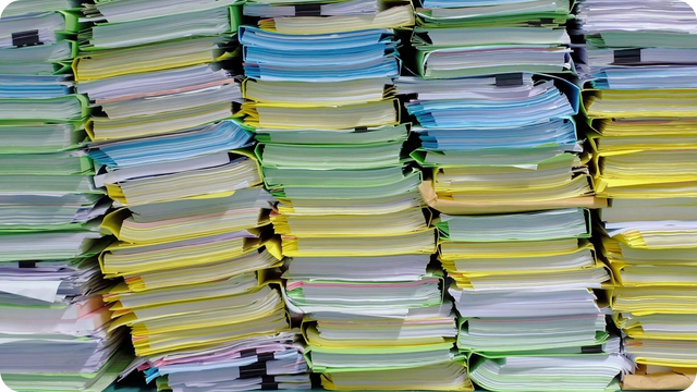 organized paper archives
