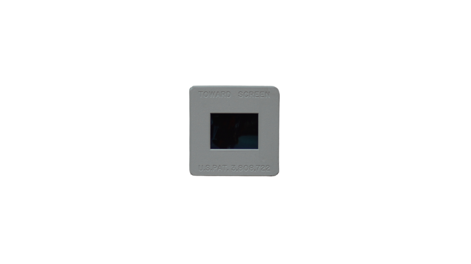 110 Mini Photo Slide TOWARD SCREEN US Patent 3,808,722