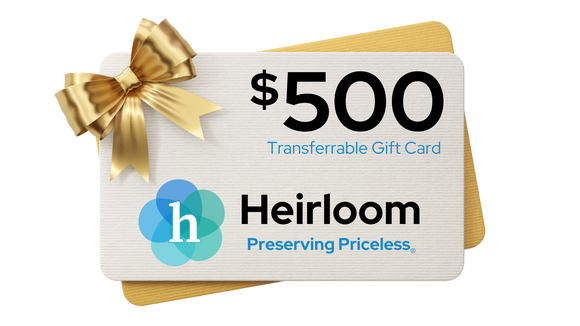 Heirloom $500 Transferrable Gift Card