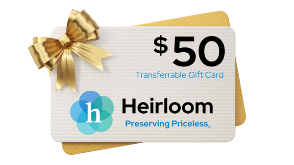 Heirloom $50 Transferrable Gift Card