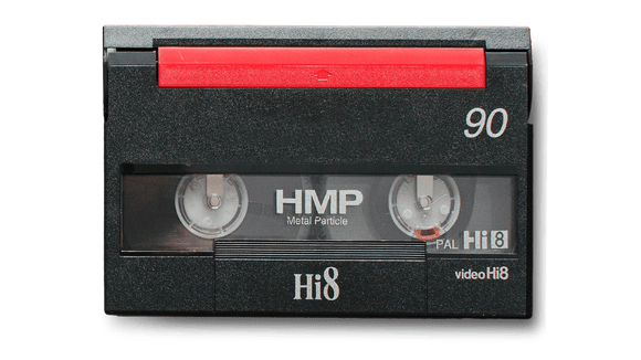 Hi8 video cassette tape