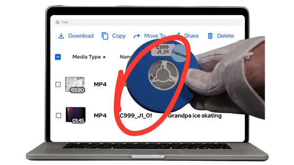 8mm Film to Digital Preserved on the Cloud