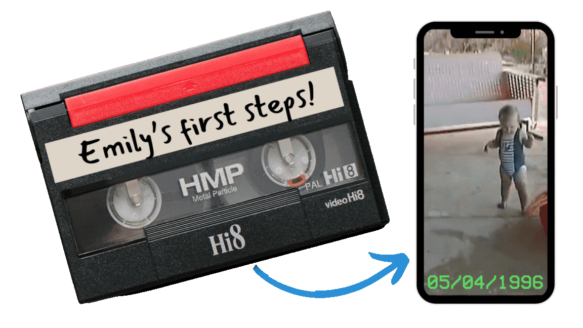 8mm Tape to Digital Service